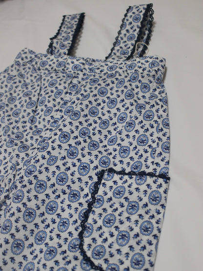 floral pattern salopette / &pal