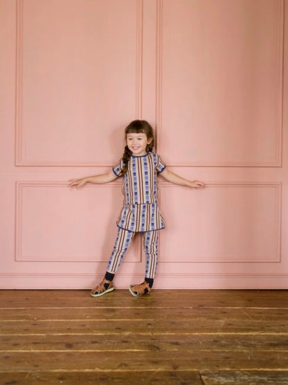 retro stripe T / &pal