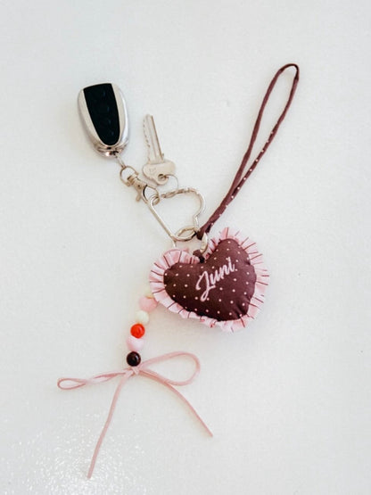 Heart Bag Charm