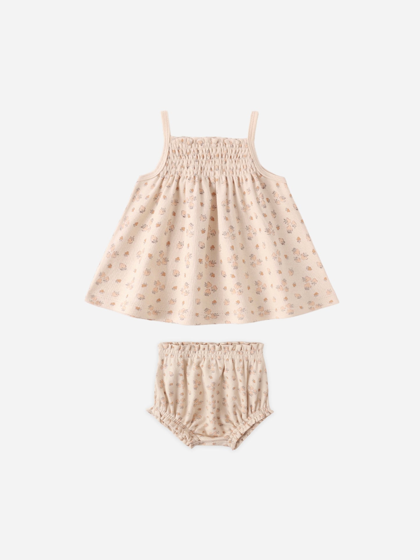 SMOCKED TANK + BLOOMER SET / STRAWBERRIES