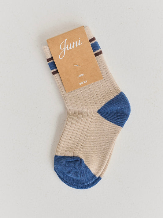 Biscuit Stripe Socks