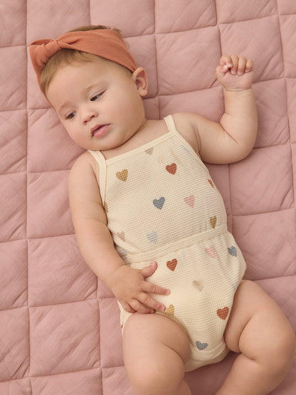 Waffle Cinch romper / QUINCY MEA