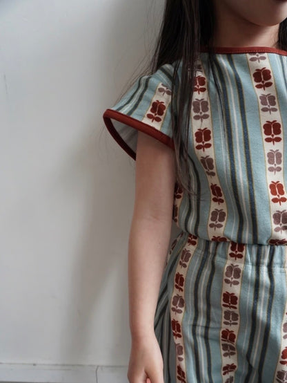 retro stripe T / &pal