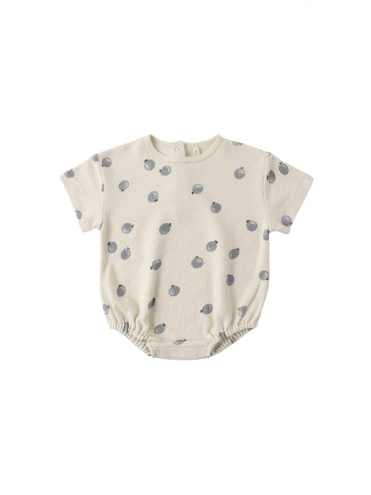 RELAXED SHORT SLEEVE BUBBLE ROMPERS / QUINCY MEA