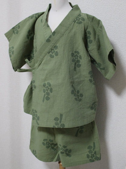 linen fabric short pants / &pal