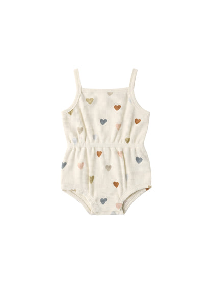 Waffle Cinch romper / QUINCY MEA