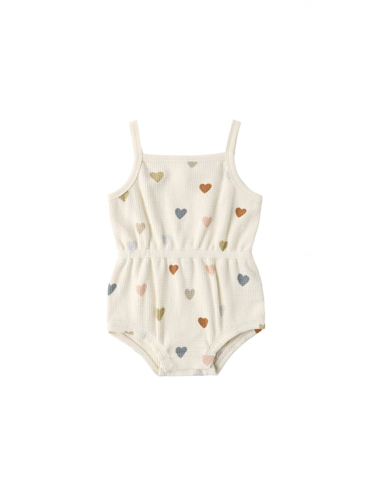 Waffle Cinch romper / QUINCY MEA