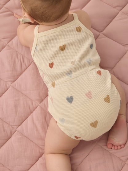 Waffle Cinch romper / QUINCY MEA