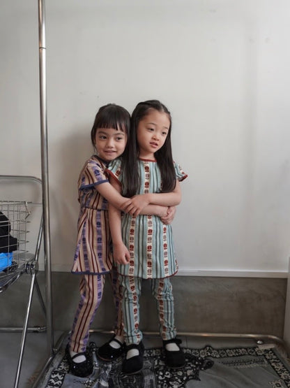 retro stripe T / &pal